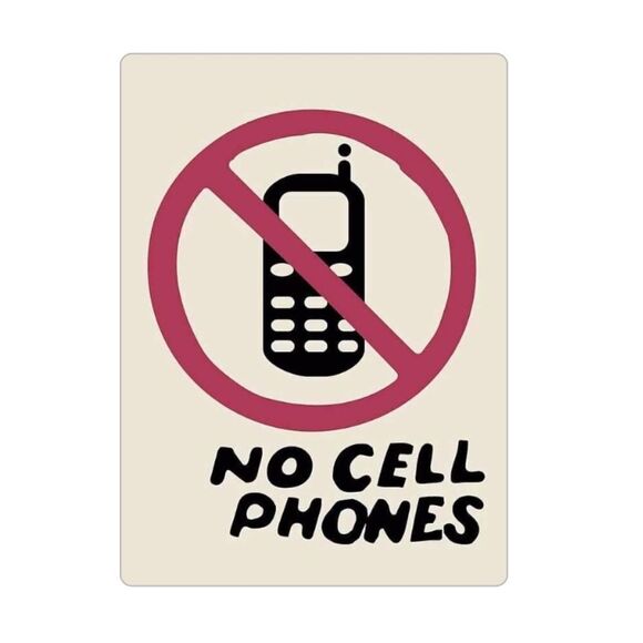 Gilmore Girls “No cellphones” Print 5x7” - Picture 1 of 2